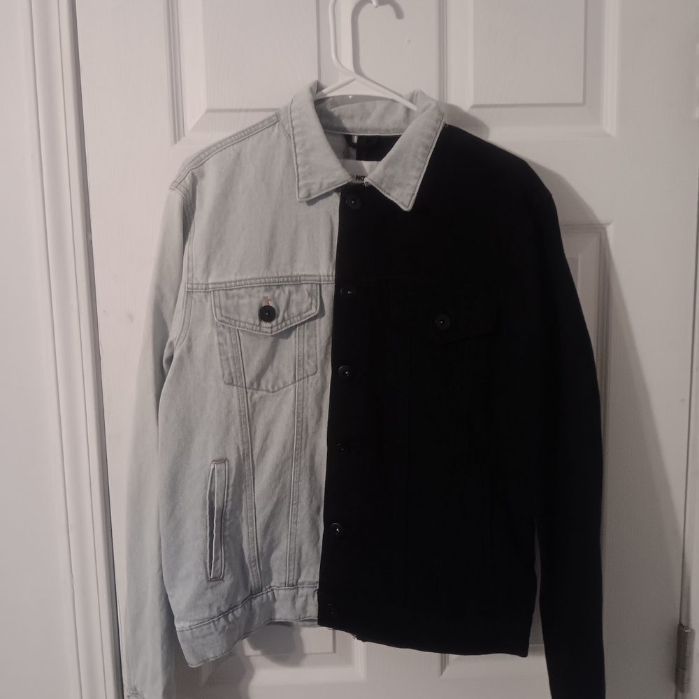 Fashion Nova Black and Gray Men's Jacket New With Tags